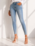 Skinny Jeans met strass steentjes